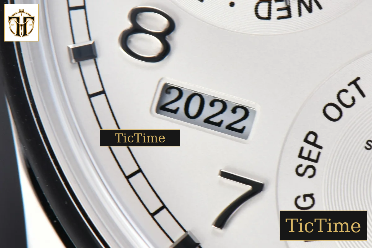 Portugieser Perpetual Calendar IW5033 42mm APSF SS White Dial Black Leather Strap A52610 — foto 10