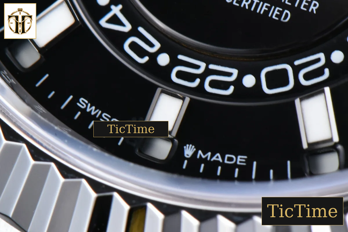 Sky-Dweller 336239 42mm ZF SS Black Dial Rubber Oysterflex Strap (Tungsten) — foto 7