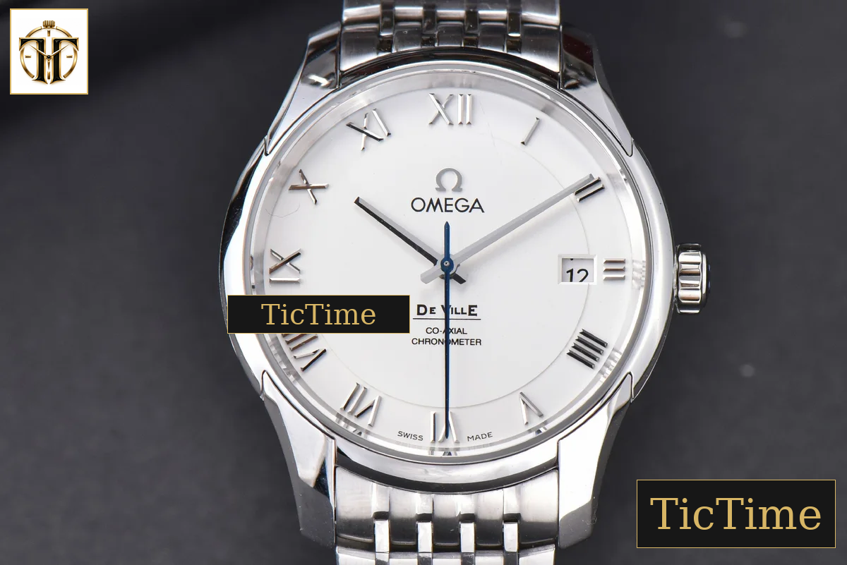 De Ville Hour Vision 41mm VSF White Dial Roma Marker SS Bracelet A8500 — foto 13