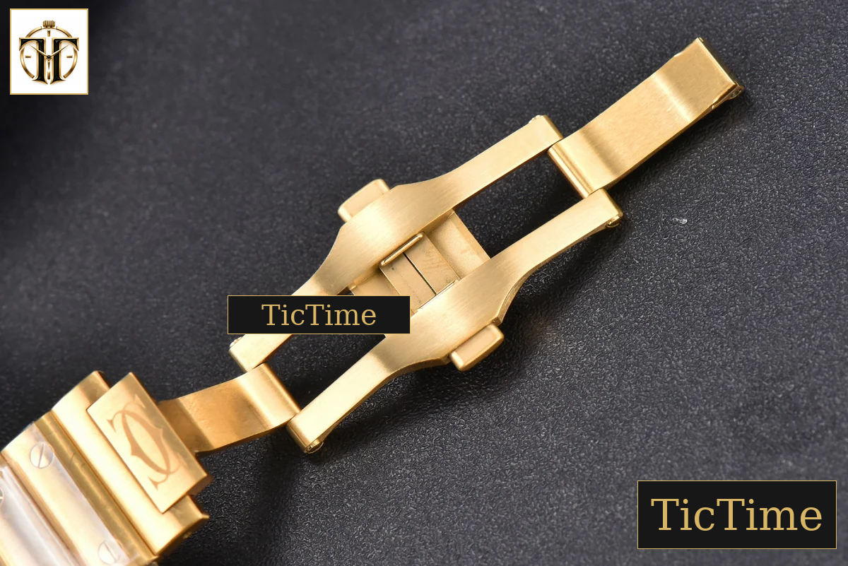Santos de Cartier XL 40mm BVF YG White Dial YG Bracelet Miyota 9019 — foto 22