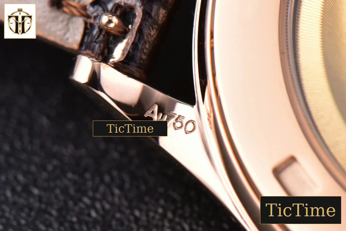 Calatrava 5296R 38mm ZF RG Ivory Dial Brown Leather Strap 9015 — foto 20