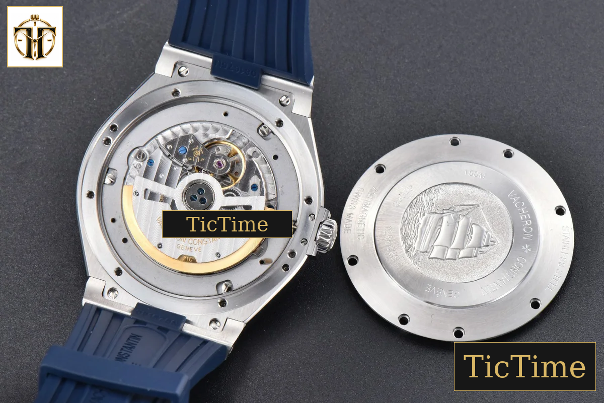 Overseas 47040 42mm PPF Blue Dial Blue Rubber Strap A1226 — foto 24