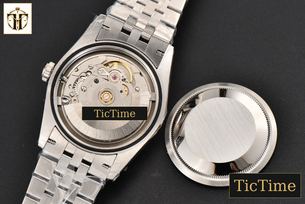 DateJust 36mm BPF RG/SS Fluted Silver Plam Dial Diamond Marker Jubilee Bracelet 2824 — foto 21