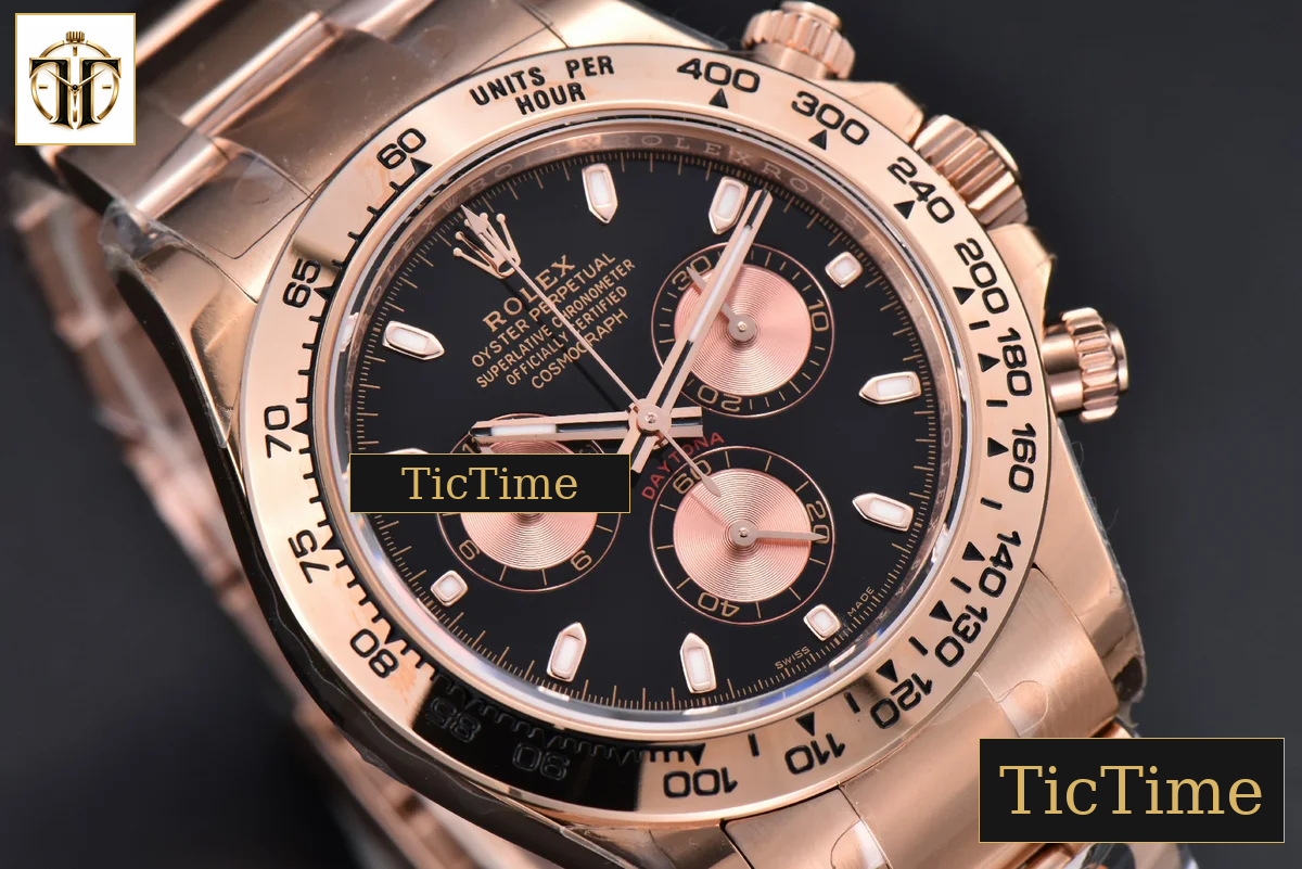Daytona 116505 40mm BTF Black Dial RG Subdial RG Bracelet SA4130 — foto 12