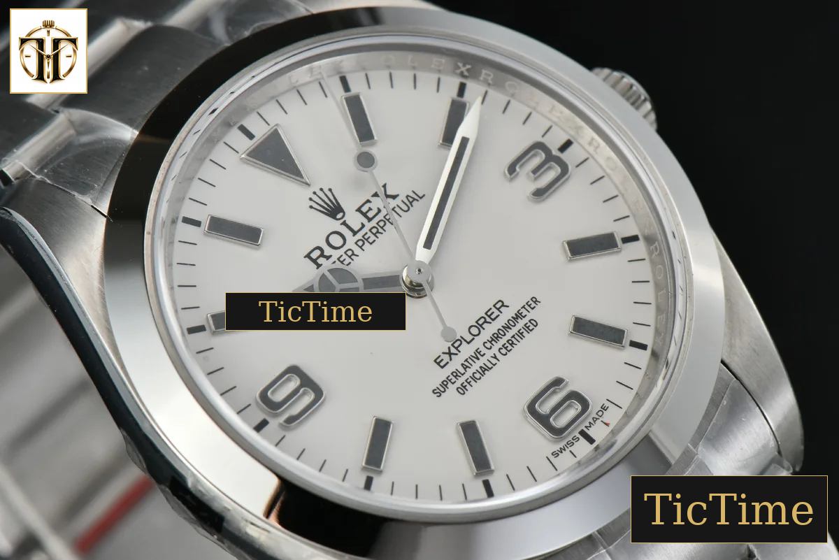 Explorer I 214270 39mm BPF White Dial SS Bracelet A2824 — foto 12