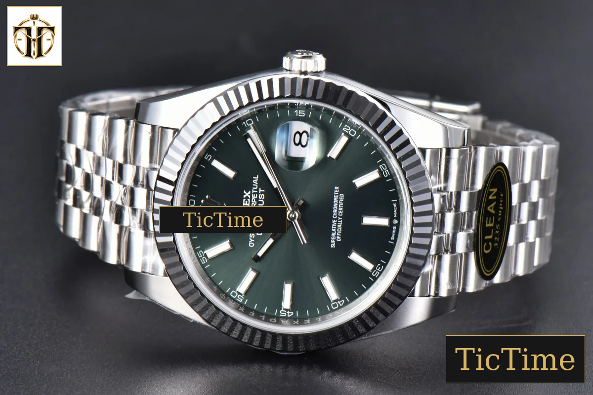 DateJust 904L Mint 126334 41mm Clean Factory Green Dial Jubilee Bracelet VR3235 — foto 16