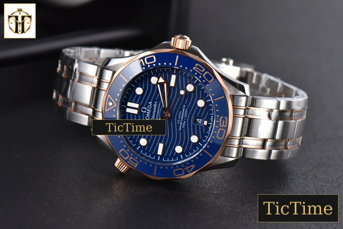 Seamaster Diver 42mm VSF RG/SS 300M Blue Dial RG/SS Bracelet A8800 — foto 12