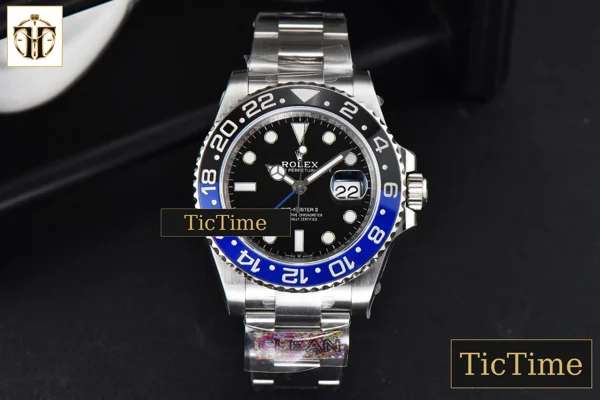 Foto frontal — GMT-Master II BLNR 126710 Clean Factory Black/Blue Ceramic Oyster Bracelet V3 DD3285