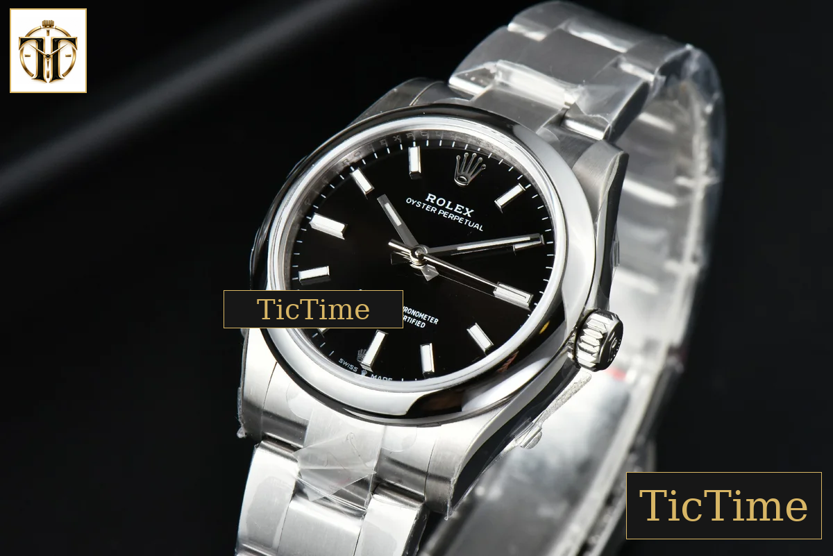 Oyster Perpetual 277200 31mm EWF Black Dial SS Bracelet A3230 — foto 5