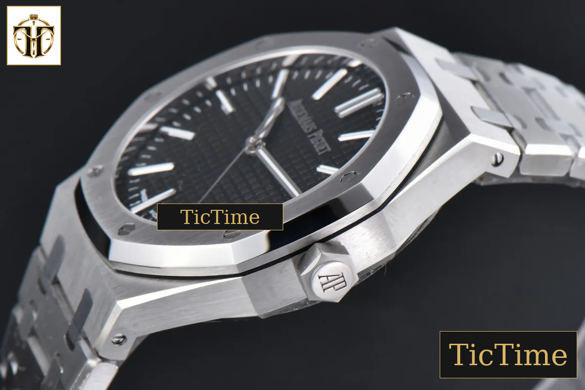 Royal Oak “50th Anniversary” 15510 41mm APSF SS Black Dial SS Bracelet V2 Free Sprung SA4302 — foto 9