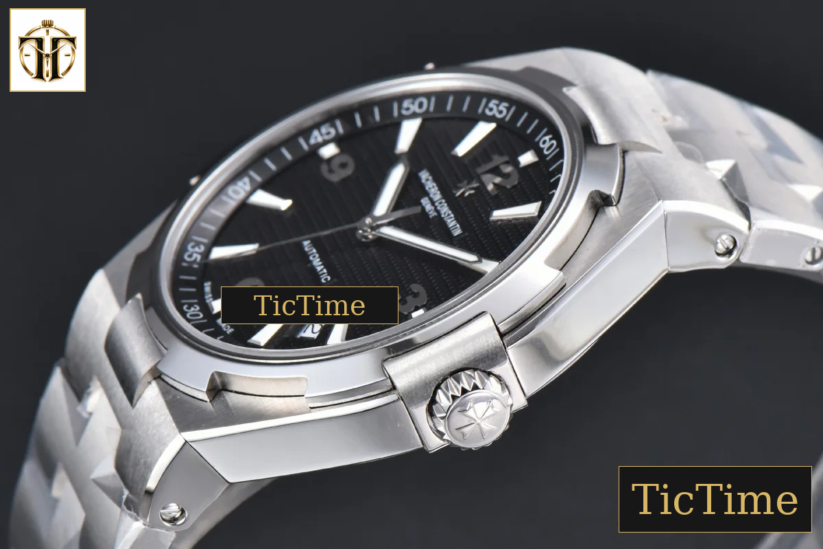 Overseas 47040 42mm PPF Black Dial SS Bracelet A1226 — foto 12