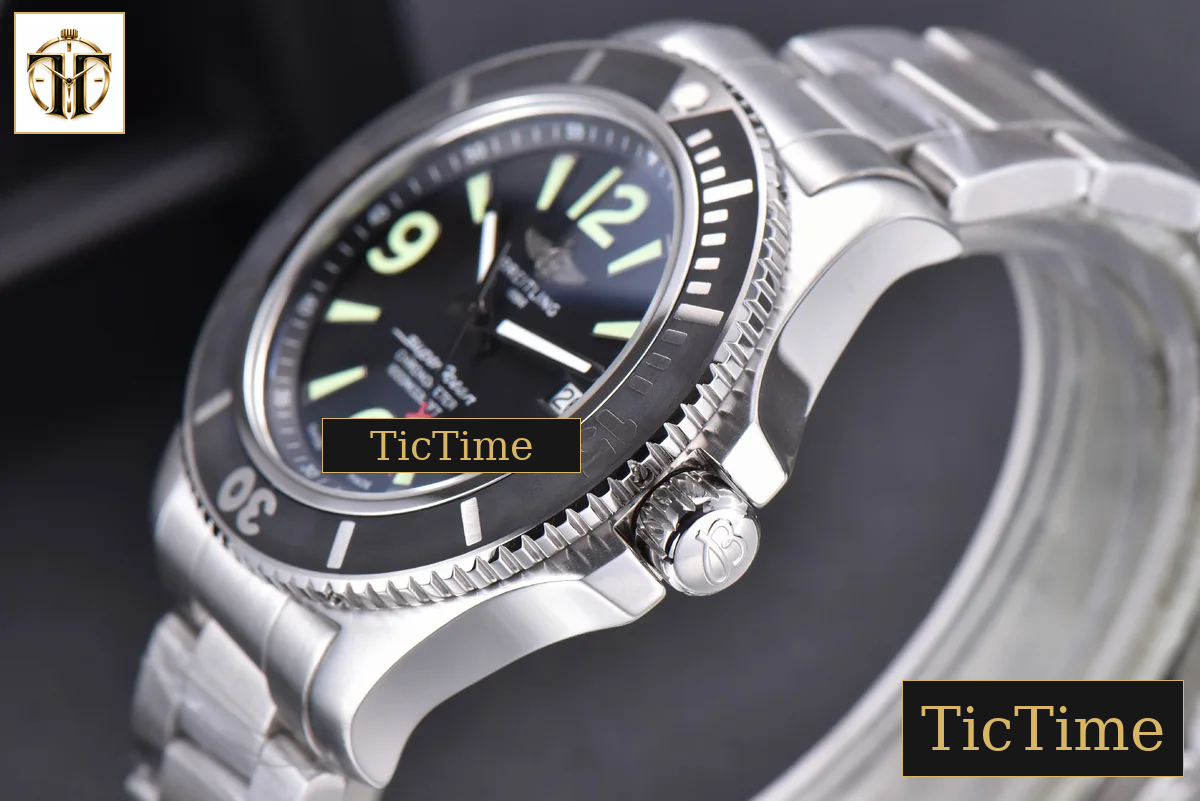 Superocean Automatic 44mm TF Black Dial SS Bracelet A2824 — foto 11