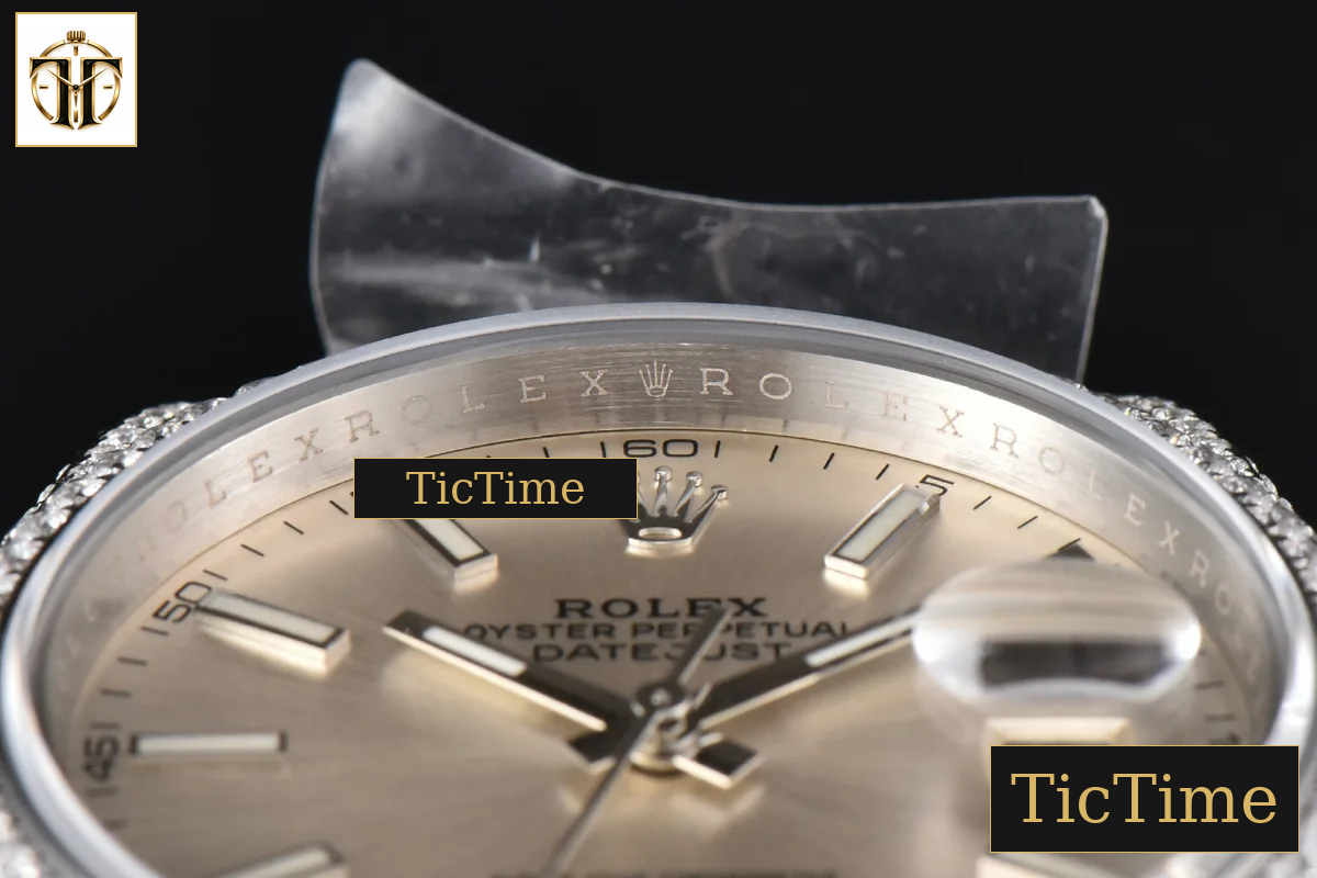 Datejust Full 41mm GMF Diamond Silver Dial Jubilee Bracelet A2824 — foto 12