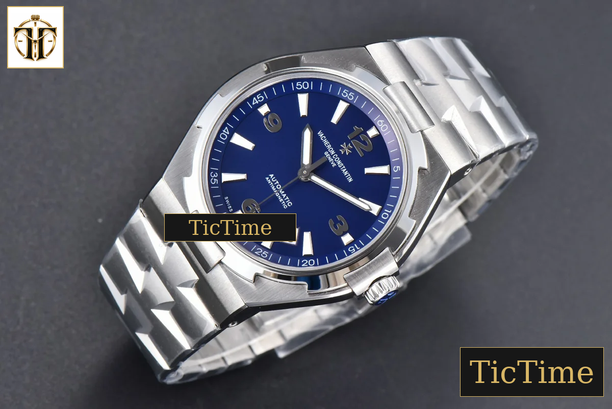 Overseas 47040 42mm PPF Blue Dial SS Bracelet A1226 — foto 4