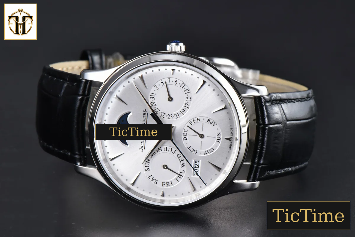 Master Ultra Thin Perpetual Calendar 39mm VRF SS White Dial Black Leather Strap MY9015 — foto 13