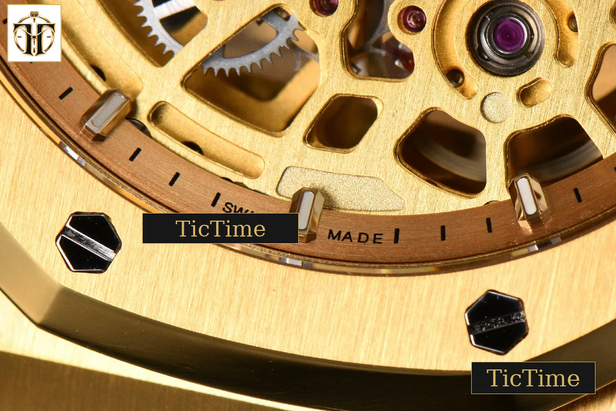 Royal Oak 16204 39mm ZF YG Skeleton Dial YG Bracelet A7124 — foto 11