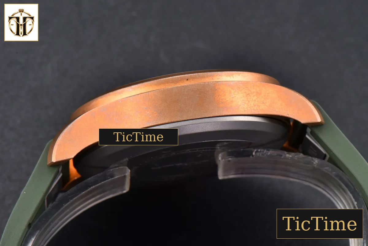 Big Pilot IW329702 43.8mm M+F Bronze Green Dial Green Rubber Strap A2892 — foto 15