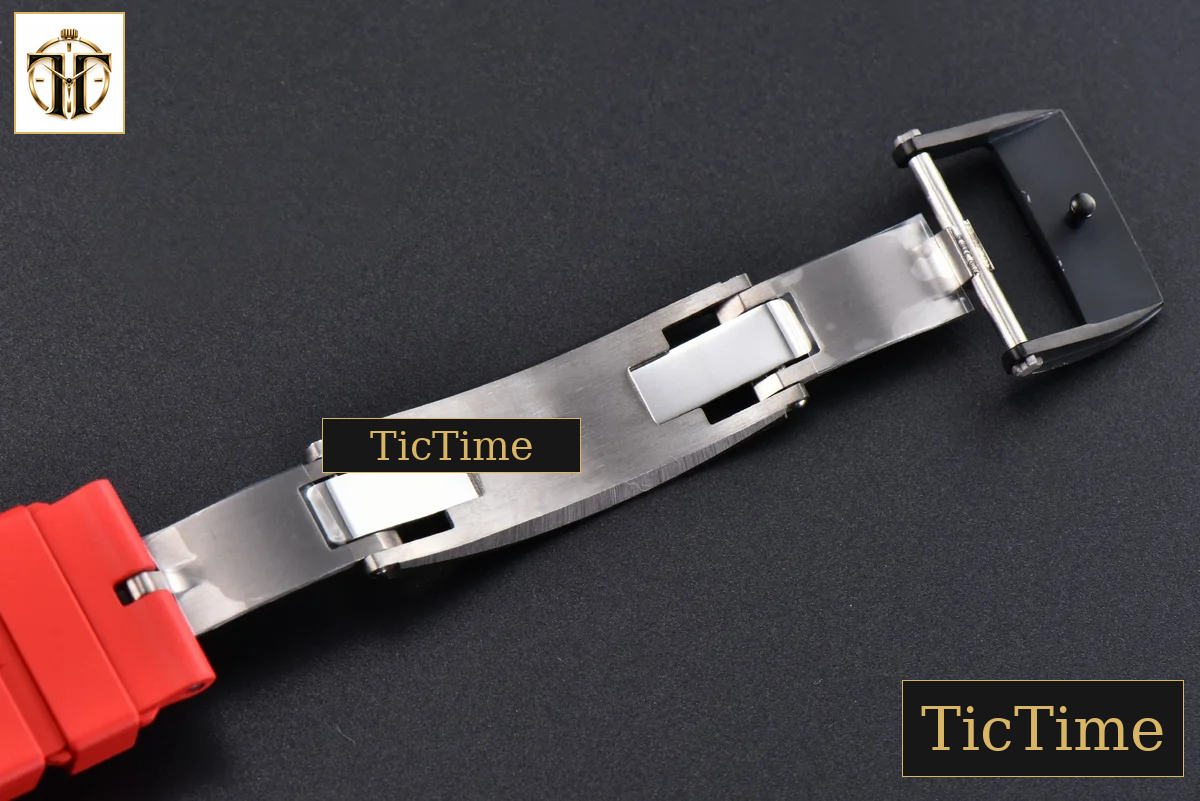 NTPT RM035-02 42mm ZF Skeleton Dial Red Rubber Strap NH05A — foto 34