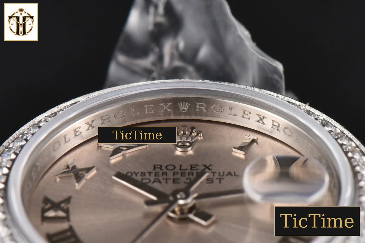 DateJust Ladies 28mm WF Diamond Silver Dial Roma Marker Jubilee Bracelet A2236 — foto 14