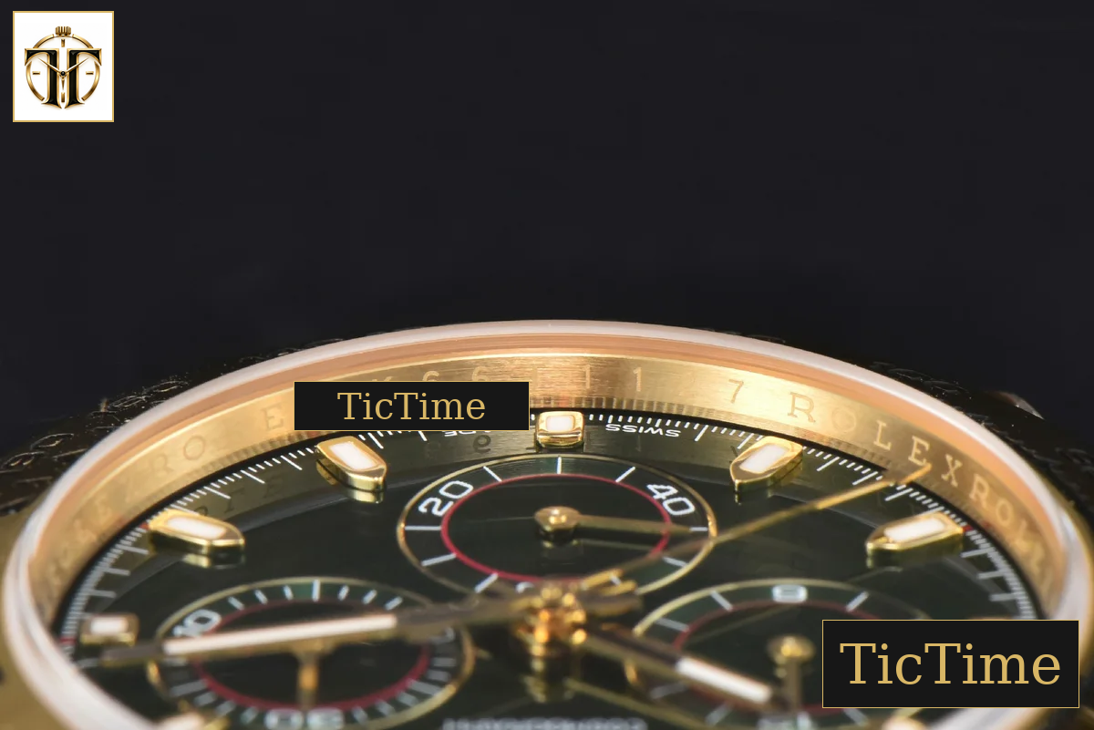Daytona 116508 40mm VSF YG 904L Green Dial YG Bracelet DD4130 — foto 13