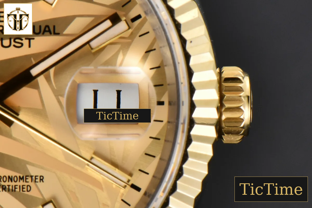 DateJust 36mm BPF YG/SS YG Palm Dial Oyster Bracelet A2824 — foto 9