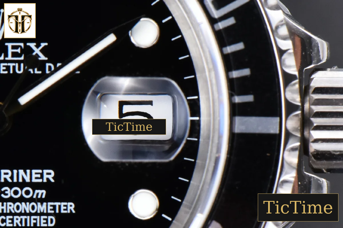 Submariner LN 16610 40mm RAF Black Bezel 904L SS Bracelet No Rehaut SH3135 — foto 7