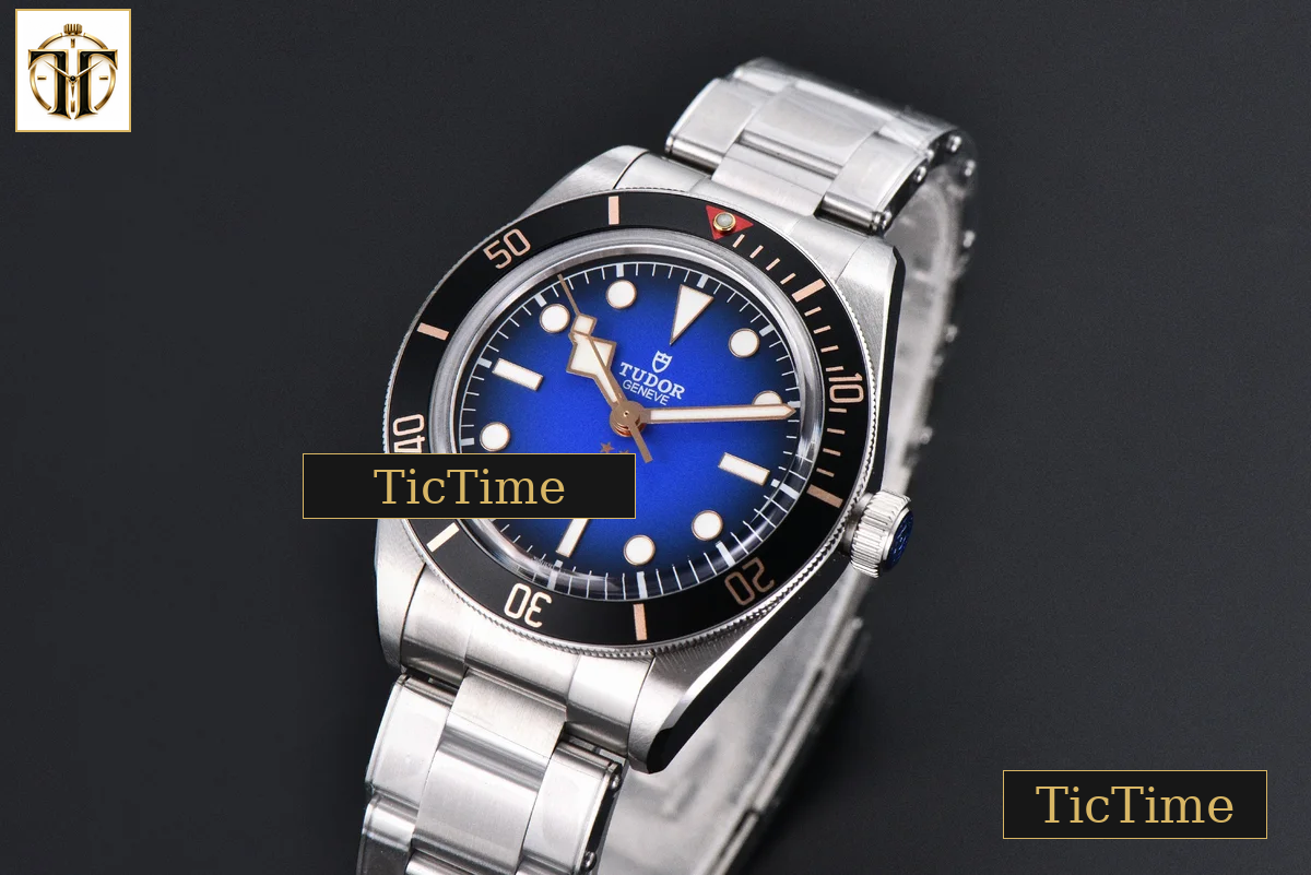 Black Bay Fifty Eight Inter Milan 39mm ZF SS Gradient Blue Dial SS Bracelet A2824 — foto 4