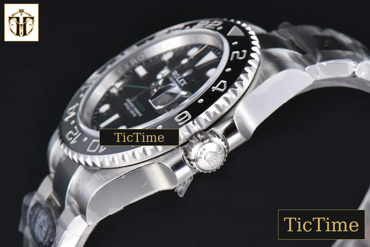 GMT Master II GRNR 904L 126710 40mm Clean Factory Black/Gray Bezel Black Dial Osyter Bracelet DD3285 — foto 12