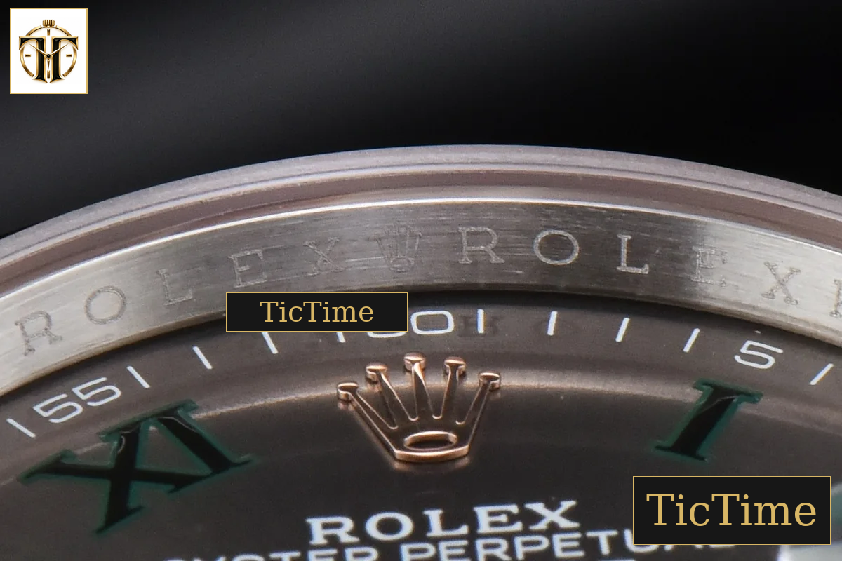 DateJust 36mm BPF RG/SS Smooth Bezel Gray Wimbledon Dial Jubilee Bracelet A2824 — foto 13