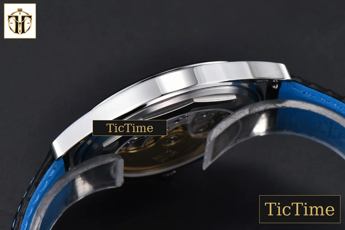 Calatrava 6007G 40mm ZF Black Dial Blue Hand Nylon Strap 9015 — foto 15