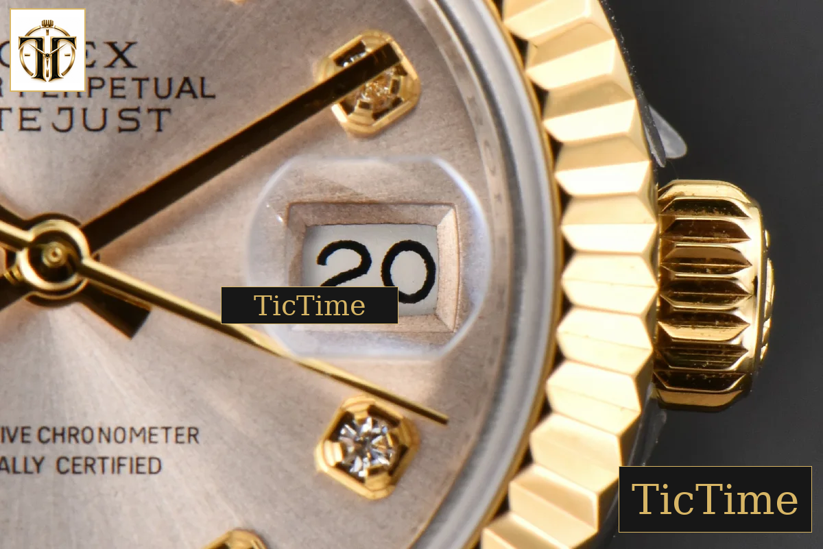 DateJust Ladies 28mm WF YG/SS Silver Dial Diamond Marker Jubilee Bracelet A2236 — foto 10