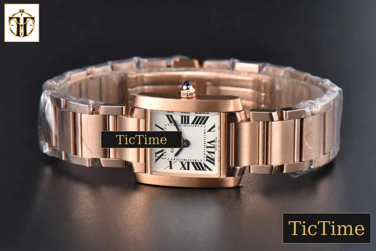 Tank Francaise Small 25.7mmx21.2mm 8848F RG Bracelet Quartz — foto 12