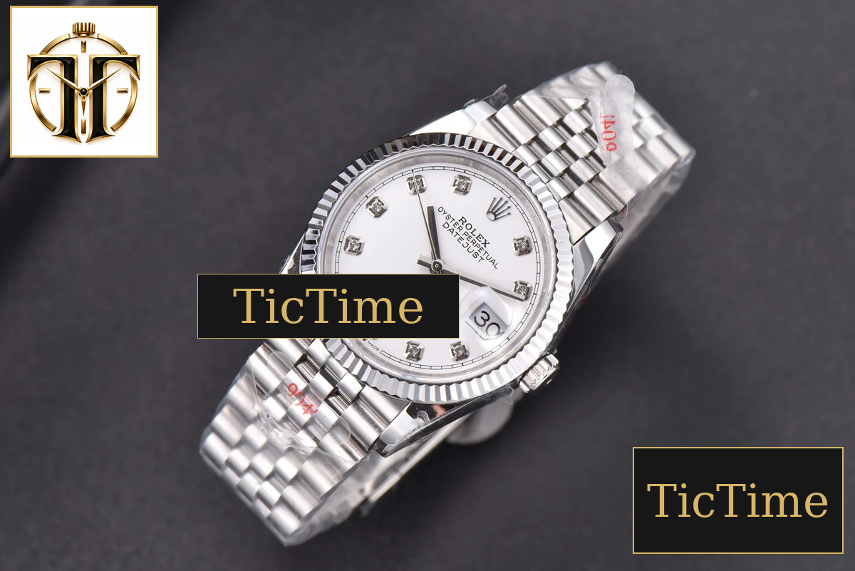 DateJust 36mm GMF SS White Dial Diamond Marker Jubilee Bracelet VR3235 — foto 4