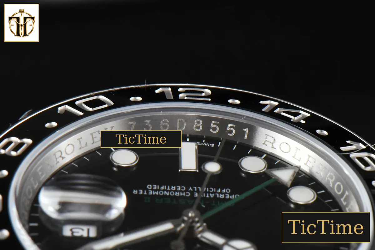 GMT-Master II LN 116710 40mm Clean Factory Black Ceramic Oyster Bracelet VR3186 — foto 14