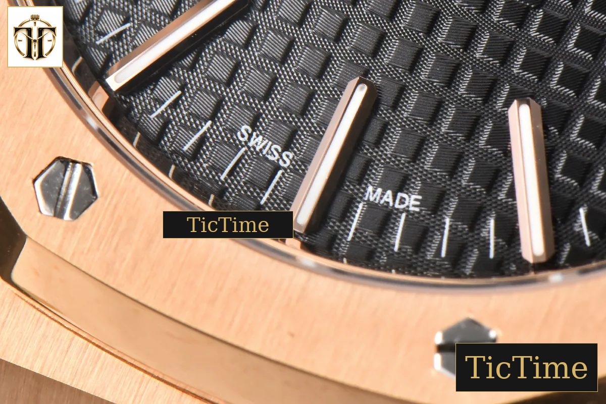 Royal Oak 15400 41mm ZF RG Black Textured Dial RG Bracelet SA3120 — foto 9
