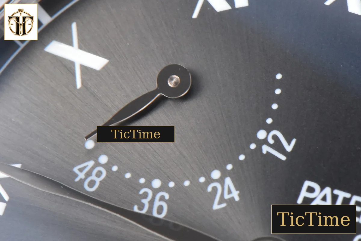 Calatrava 50th Anniversary 5057G 36.5mm IWF Gray Dial Leather Strap — foto 7