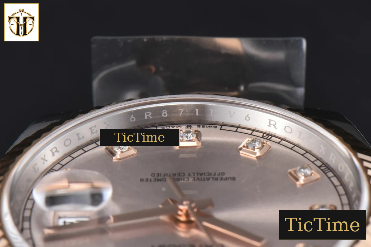 DateJust 126331 41mm Clean Factory RG/SS RG Dial Diamond Marker Oyster Bracelet VR3235 — foto 13