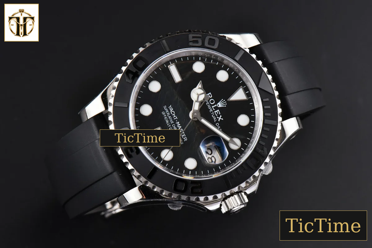 Yacht-Master Opals Surface 42mm CSF Black Dail Oysterflex Strap VR3235 — foto 15