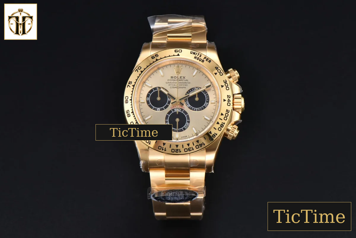 Daytona 126508 40mm Clean Factory YG YG Black Subdial YG Bracelet DD4131 — foto 2