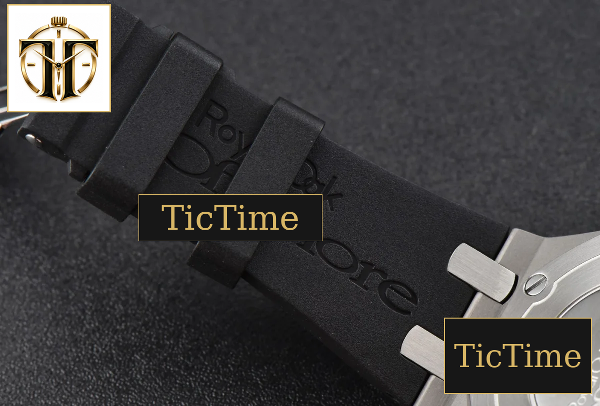 Offshore Ladies 26231ST 37mm RXWF Diamond Black Dial Black Subdial Black Rubber Strap Quartz — foto 21
