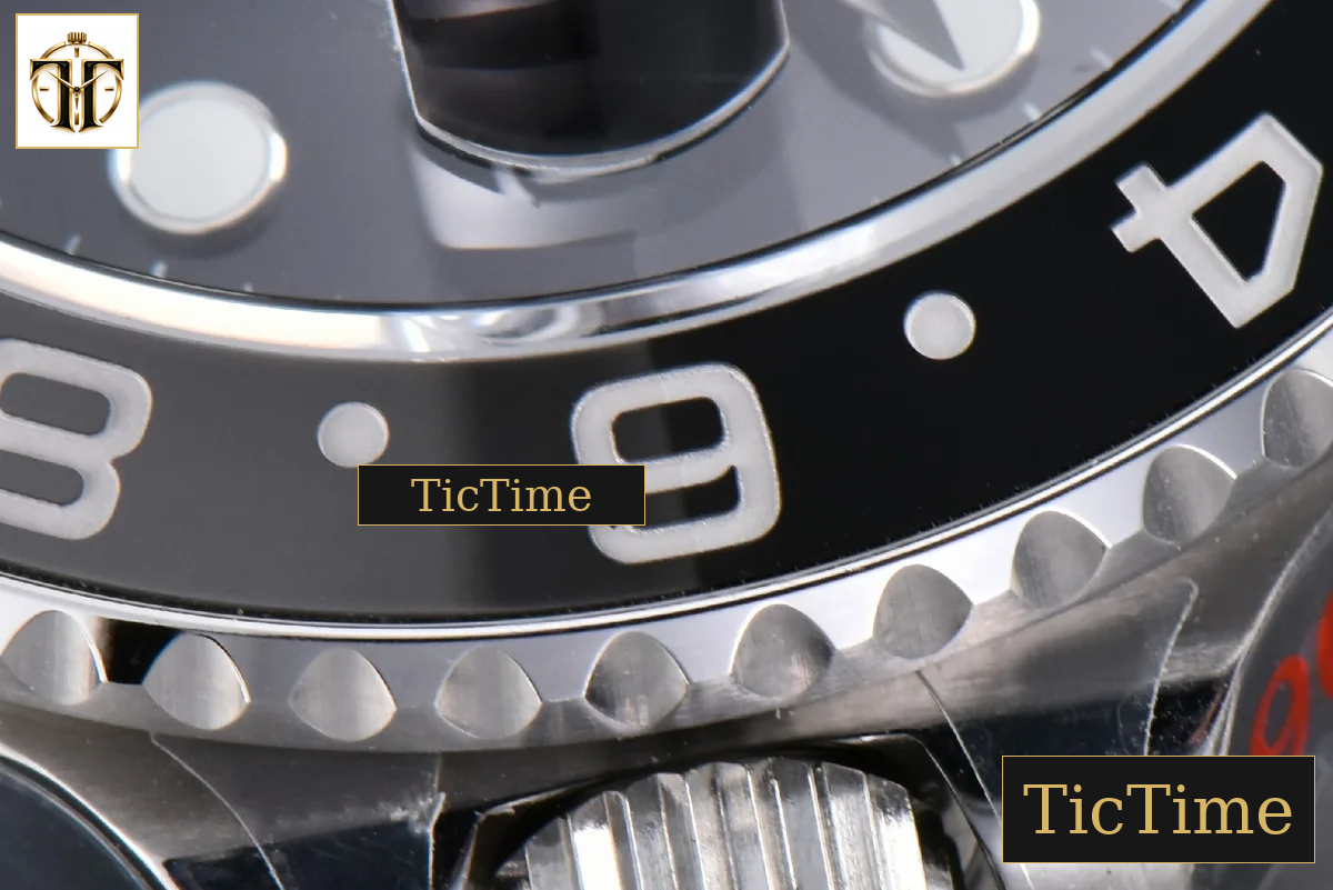 GMT Master II GRNR 904L 126710 40mm GMF Black/Gray Bezel Black Dial Osyter Bracelet VR3285 — foto 14