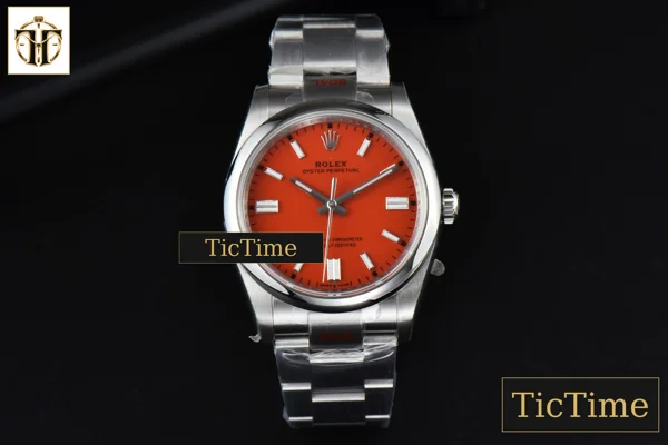 Foto frontal — Oyster Perpetual 126000 36mm EWF Red Dial SS Bracelet A3230