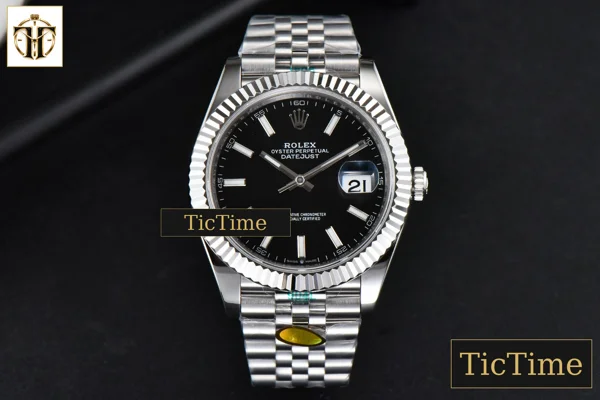 Foto frontal — DateJust 126334 41mm ZF Black Dial Jubilee Bracelet 2824