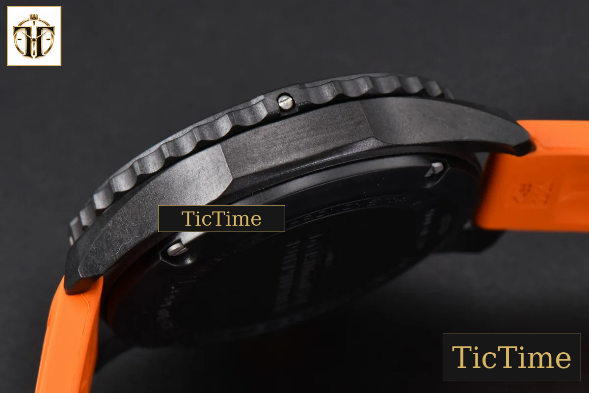 Endurance Pro 44mm OF Orange Chronometer Dial Orange Rubber Strap Swiss Quartz — foto 18