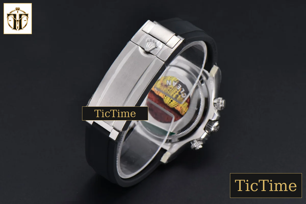Daytona 904L 126519 40mm Clean Factory Gray Dial Black Bezel Oysterflex Strap DD4131 — foto 44