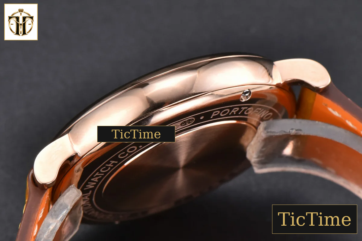 Portofino 37mm V7F RG Silver Dial RG Marker Brown Leather Strap A2892 — foto 15