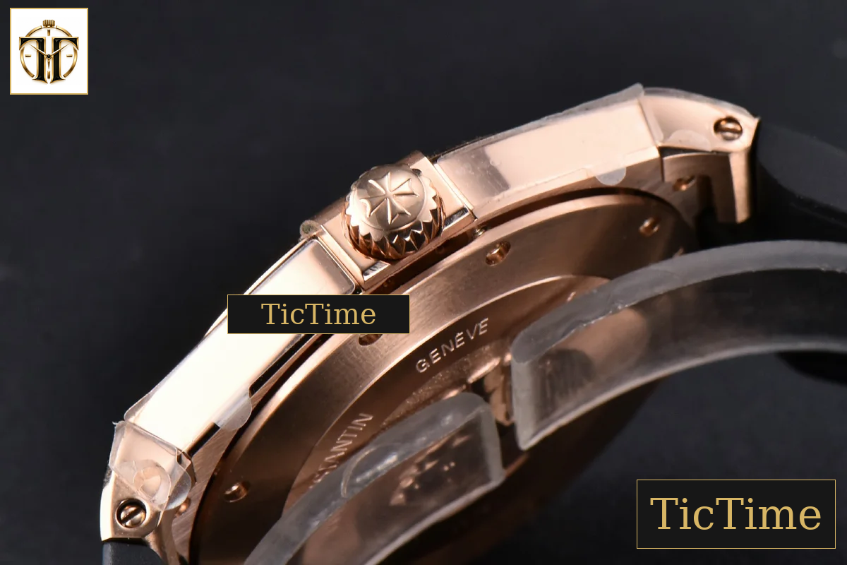 Overseas 47040 42mm MKF RG Brown Dial Rubber Strap 9015 — foto 14