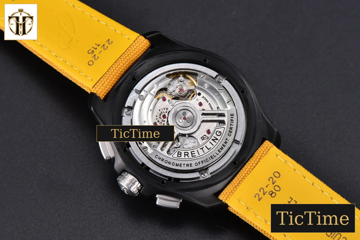 Avenger Chronograph 44mm BLSF Black PVD Orange/Black Dial Orange Nylon Strap A7750 — foto 20