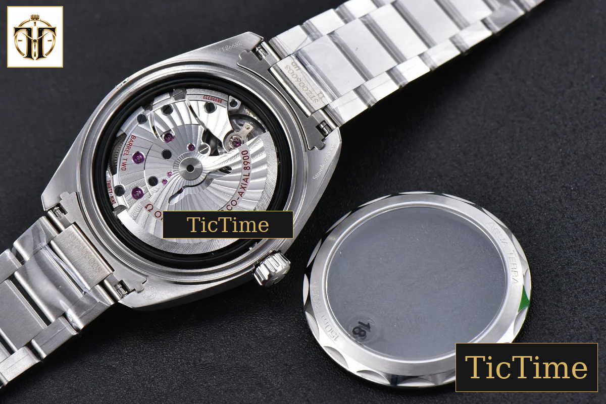 Aqua Terra 150M Light 41mm VSF Blue Dial Blue Hand Silver Markers SS Bracelet A8900 — foto 23