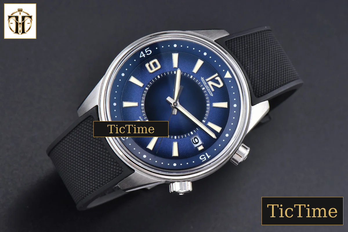 Polaris 42mm CSF Blue Dial Black Rubber Strap Mod MY9015 — foto 4